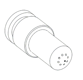 製品図面例10 | 精密微細穴加工